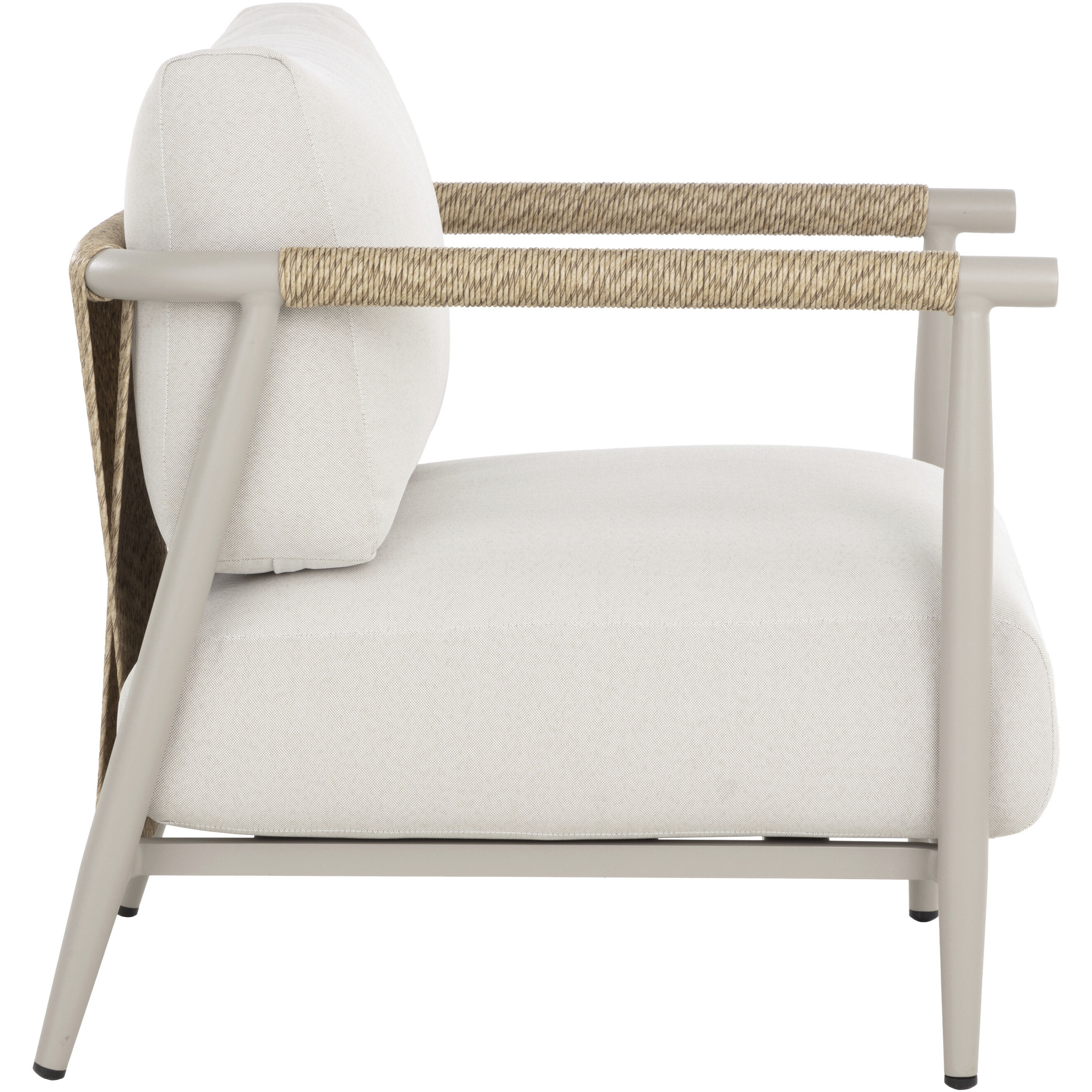 Muros Greige / Palazzo Cream Outdoor Lounge Chair